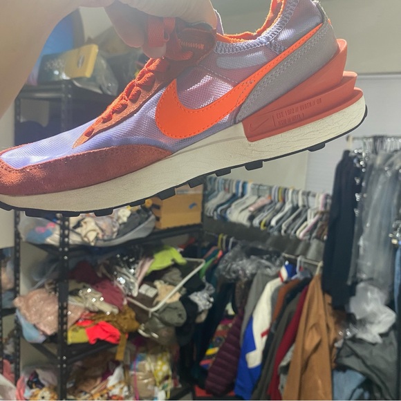 Nike Waffle One Mesh Sneakers Wom size 6 Active Fuchsia Womens Lifestyle Shoe - Picture 7 of 15